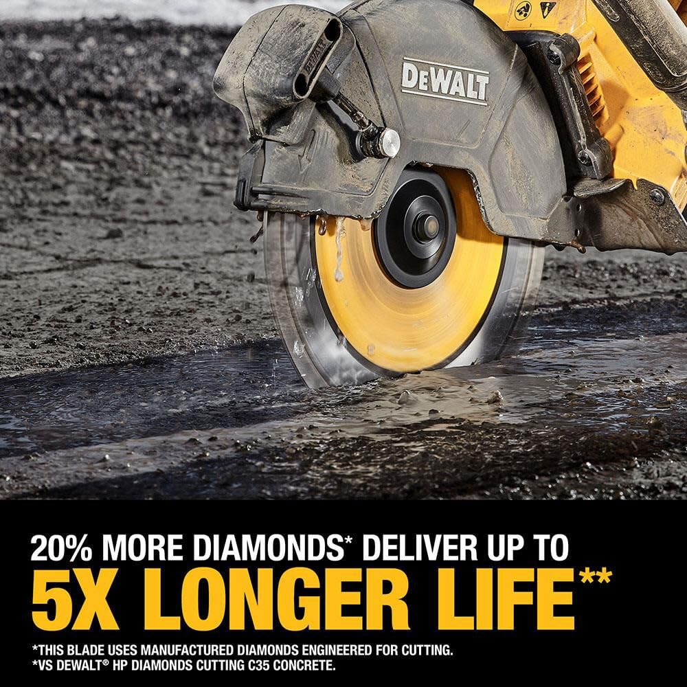 Dewalt DW47924 Diamond Saw Blade, Concrete and Masonry Blade, Segmented, 9-inch - Image 5