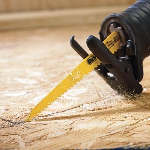 DEWALT DW4802BZ Bi-metal 6-in 6 TPI Wood Cutting Reciprocating Saw Blade (Pack of 100) - Image 3