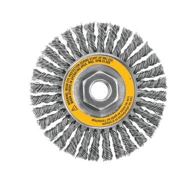 DEWALT DW4926 4" x 5/8" to 11 XP .020 Carbon Stringer Wire Wheel