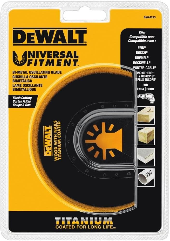 DEWALT DWA4213 Oscillating Wood With Nails Blade - Image 2