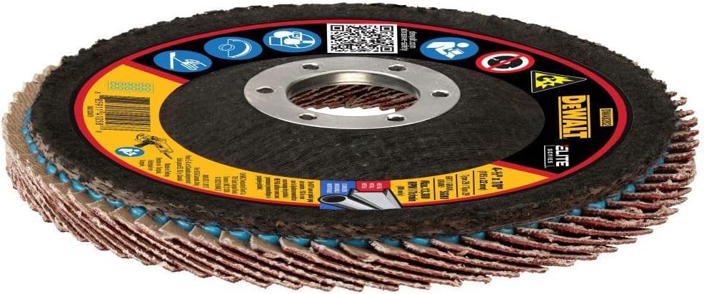 DEWALT DWA8282 80G T29 XP Ceramic Flap Disc, 4-1/2" x 7/8" - Image 5