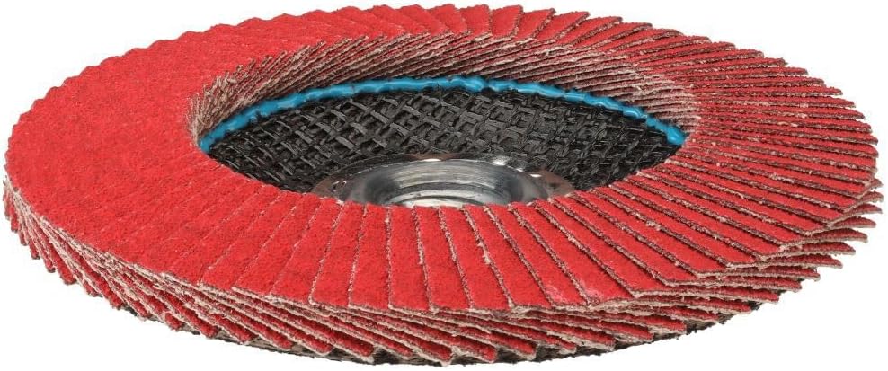 DEWALT DWA8282H 80G T29 XP Ceramic Flap Disc, 4-1/2" x 5/8" Hub - Image 8