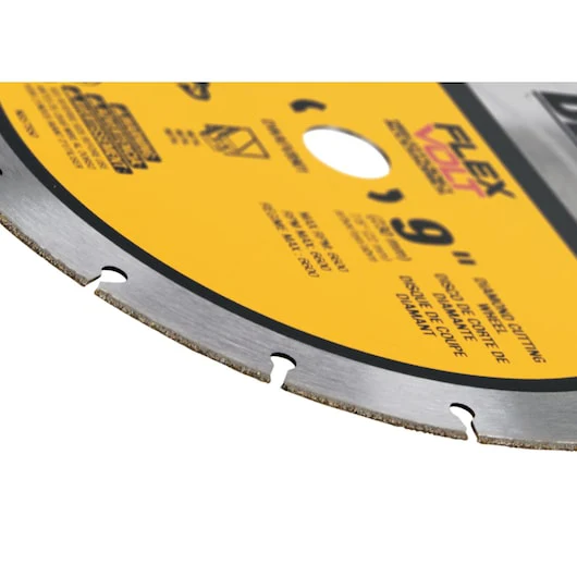 DEWALT DWAFV8901 FLEXVOLT 9 in. Metal Cutting Diamond Wheel - Image 4
