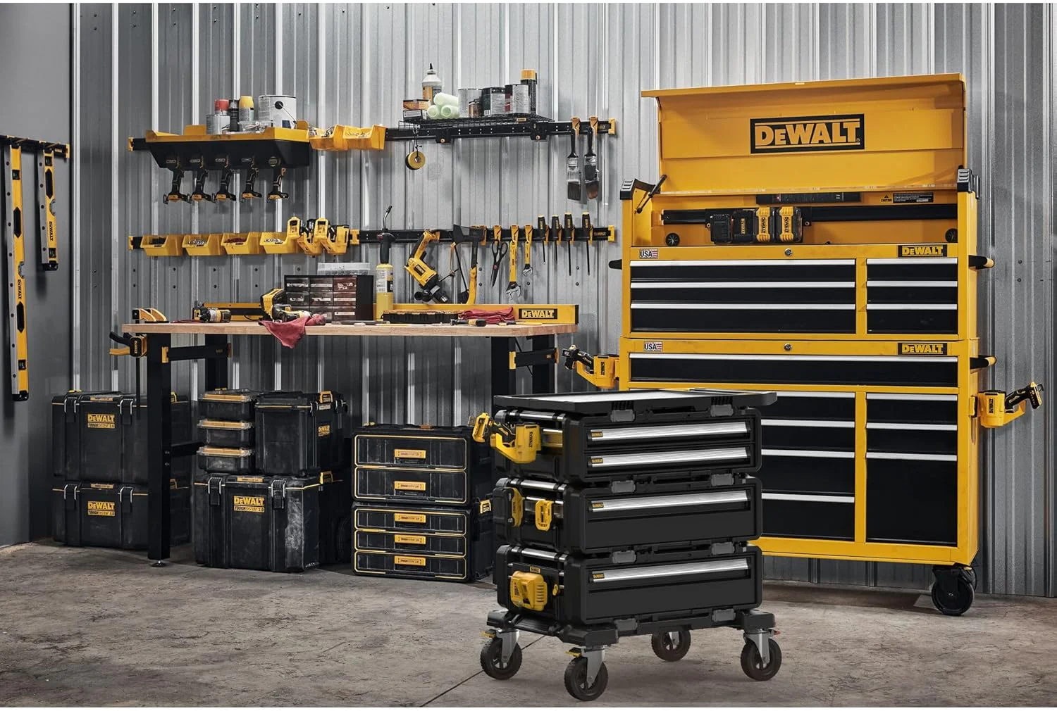 DEWALT DWST086501 TOUGHSYSTEM 2.0 DXL Power Tool Storage Kit - Image 4