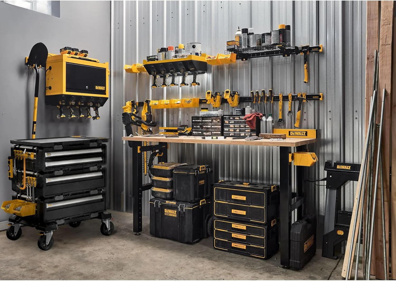DEWALT DWST086502 TOUGHSYSTEM 2.0 DXL Workshop Storage Kit - Image 3