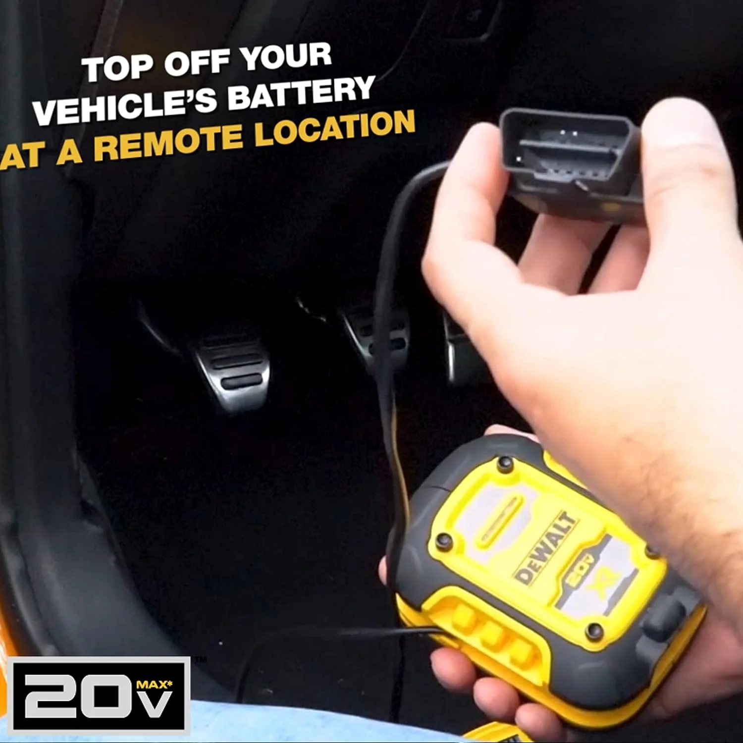 DEWALT DXAEOBD Professional 1 Amp Battery Maintainer for Use with 20V Lithium Battery Pack - Image 7