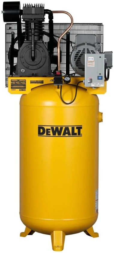 DeWALT (DXCMV7518075) 7.5 HP 80 Gallon Oil-Lube Stationary Air Compressor with WEG Motor