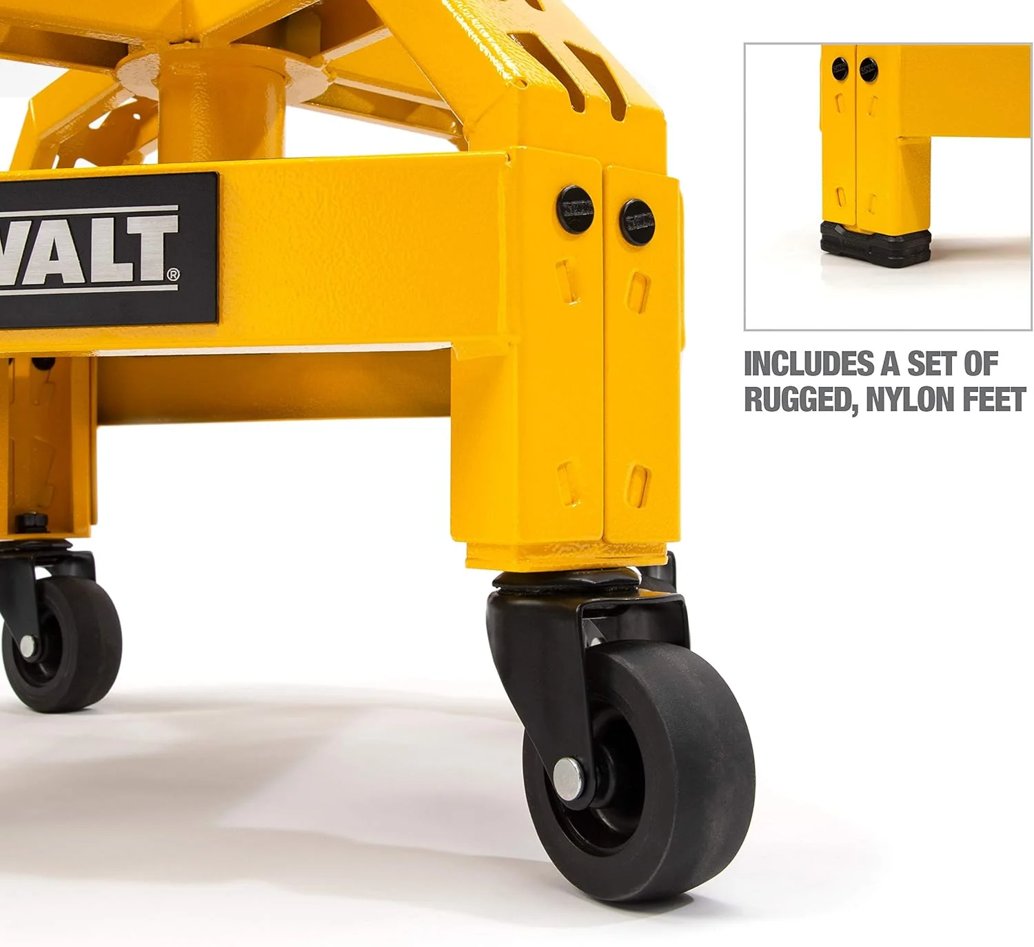 DEWALT DXSTAH025 Adjustable Shop Stool With Casters - Image 5