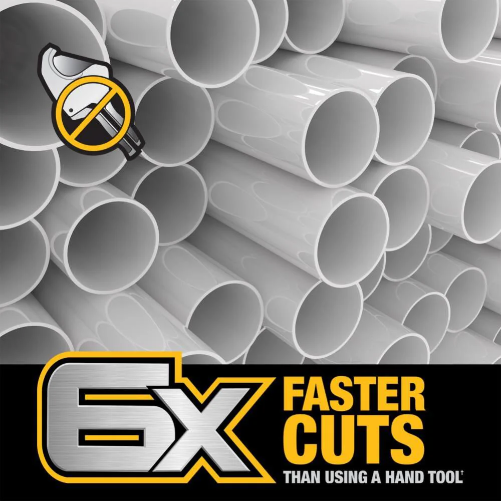 DeWALT Impact Connect PVC/PEX Pipe Cutter Attachment - Image 11