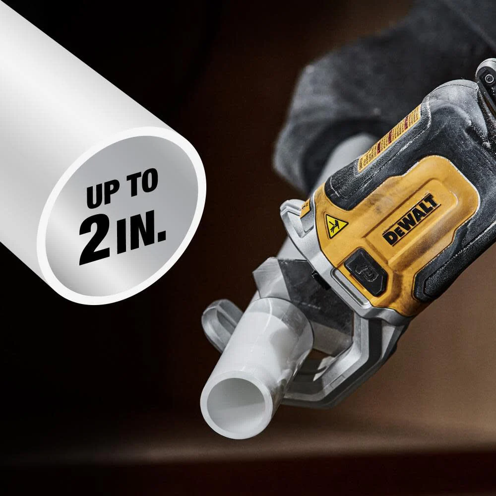 DeWALT Impact Connect PVC/PEX Pipe Cutter Attachment - Image 8