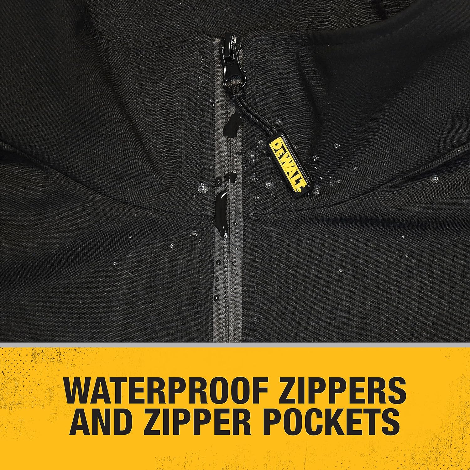 DEWALT Men's Structured Soft-Shell Heated Jacket, Large, Black - DCHJ090BD1 - Image 4