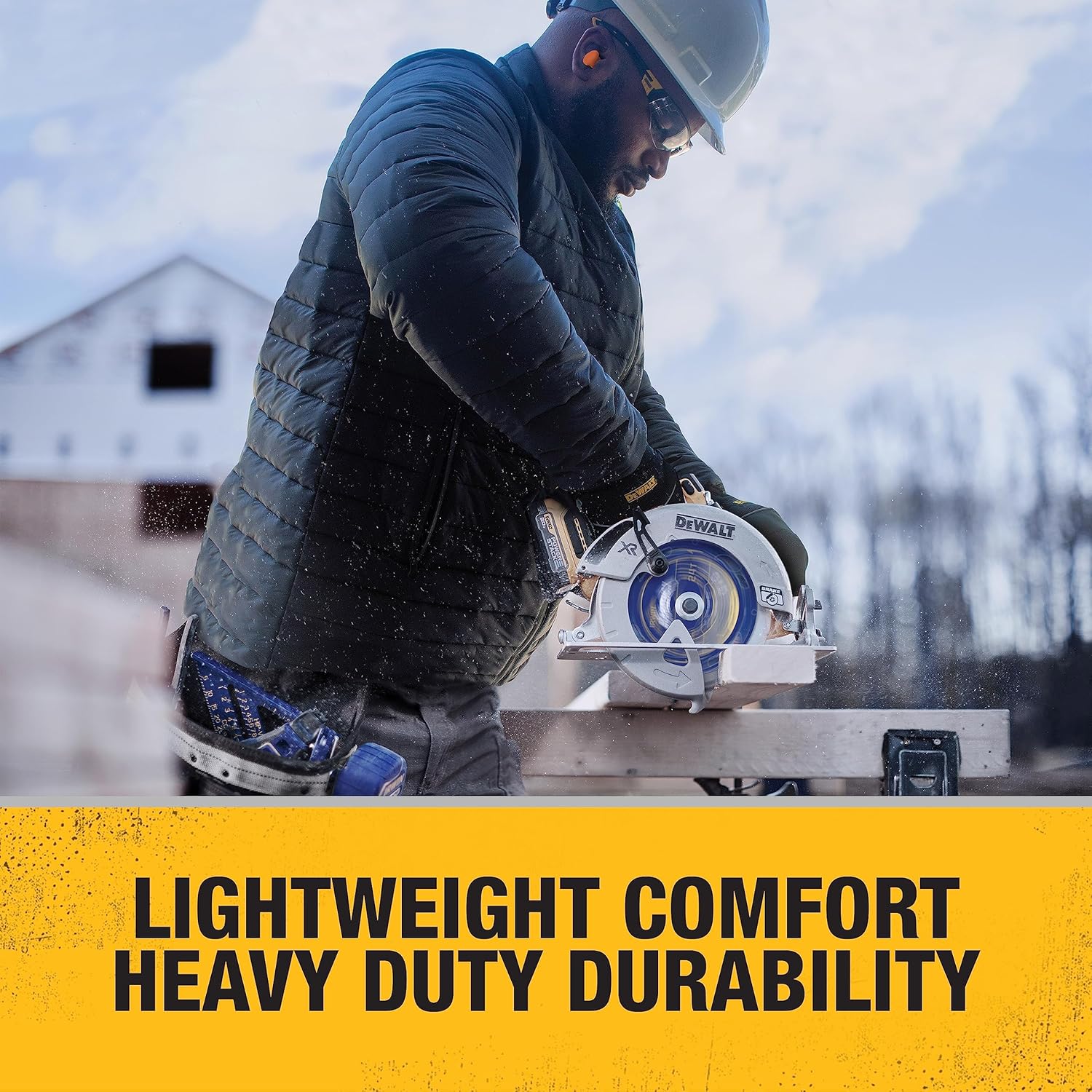 DEWALT Men's Lightweight Puffer Heated Jacket, Large, Black - DCHJ093D1 - Image 8