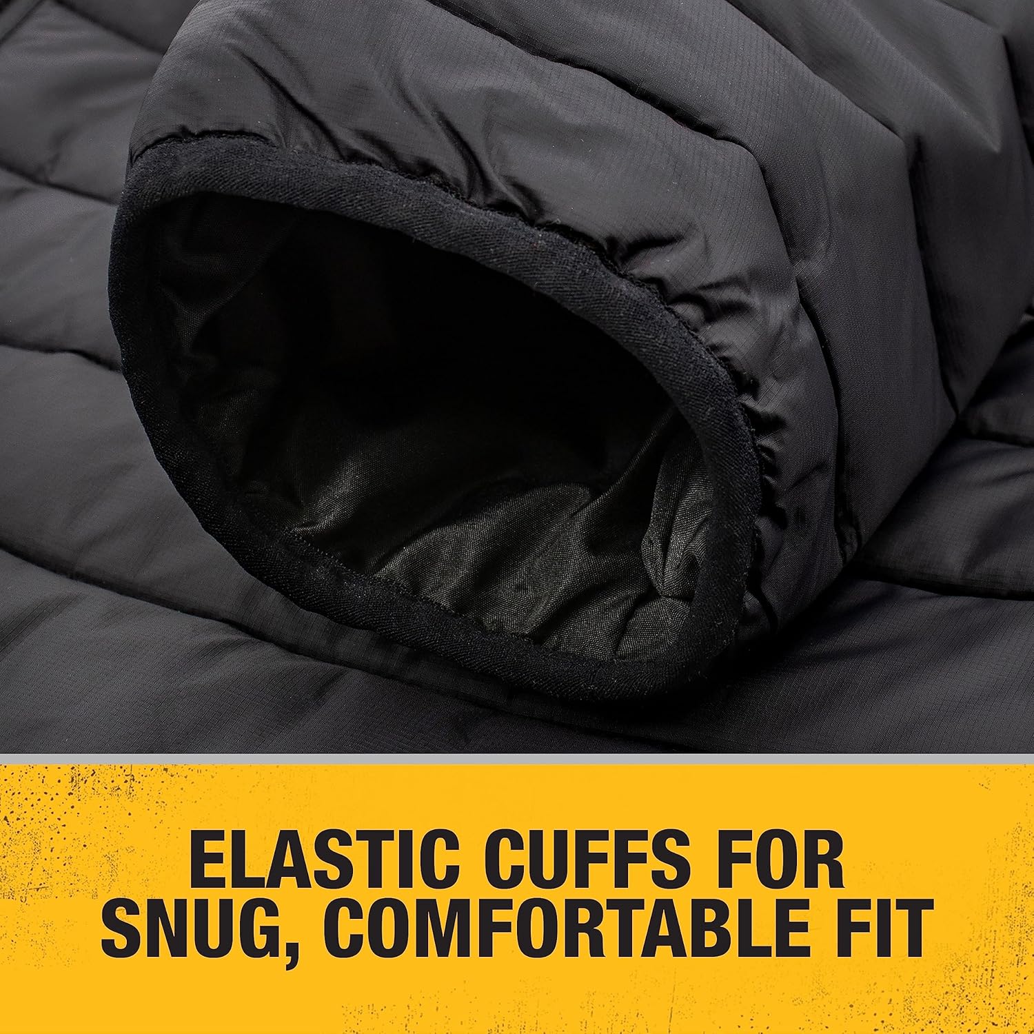 DEWALT Mens Standard Lightweight Puffer Heated Jacket Kit Black, Small - Image 6
