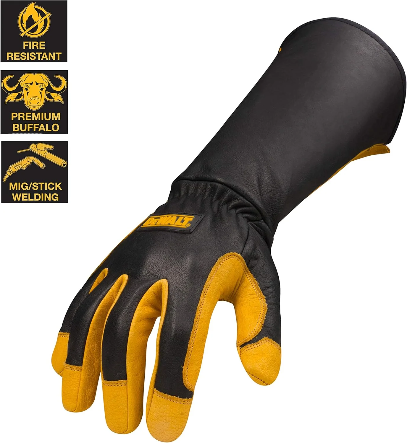 DEWALT DXMF04051SM Premium Leather Welding Gloves, Small - Image 4