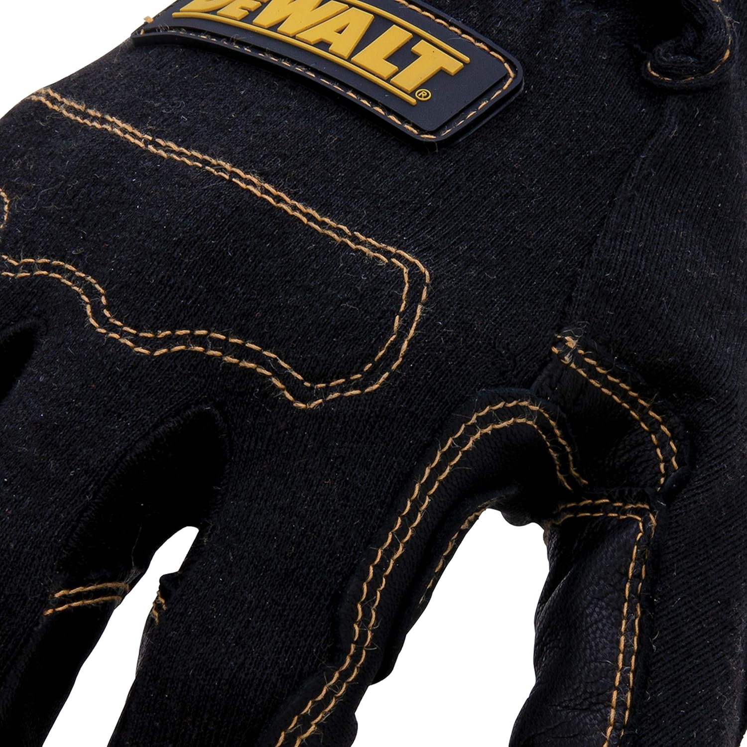 DEWALT Short Cuff Durable Welding and Fabricator Gloves, Abrasion-Resistant Leather Palm, Constructed of Fire-Resistant Materials, Kevlar Stitching, Knuckle Guard, XX-Large - Image 4