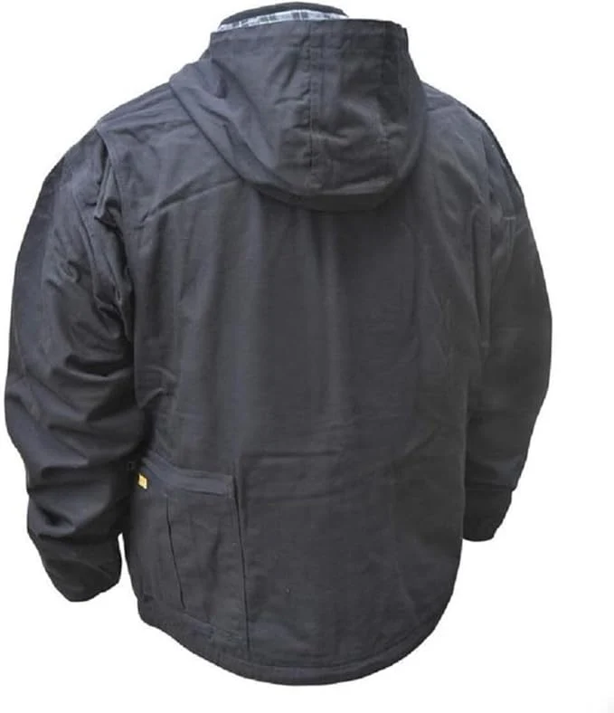 DEWALT Unisex (DCHJ076ABD1-XL) Adult With 2.0ah Battery and Charger DEWALT Heated Heavy Duty Work Coat, Black, X-Large US - Image 6