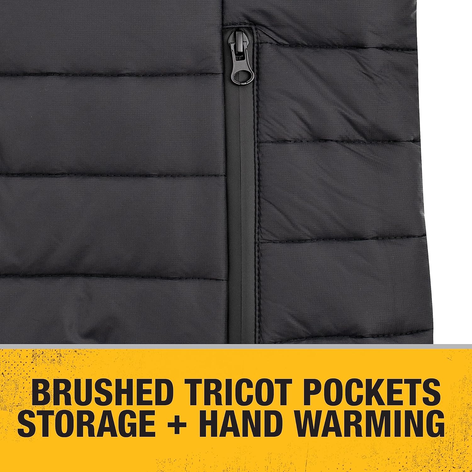 DEWALT Women's Standard Lightweight Puffer Heated Vest Kit, Black, Size 2X - DCHV094D1 - Image 6