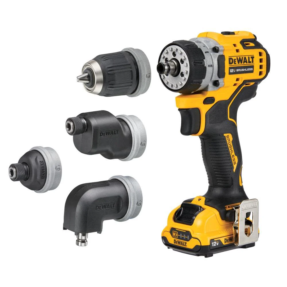 DeWALT (DCD703F1) 12V MAX XTREME 5-in-1 Drill/Driver Brushless Cordless Kit - Image 2