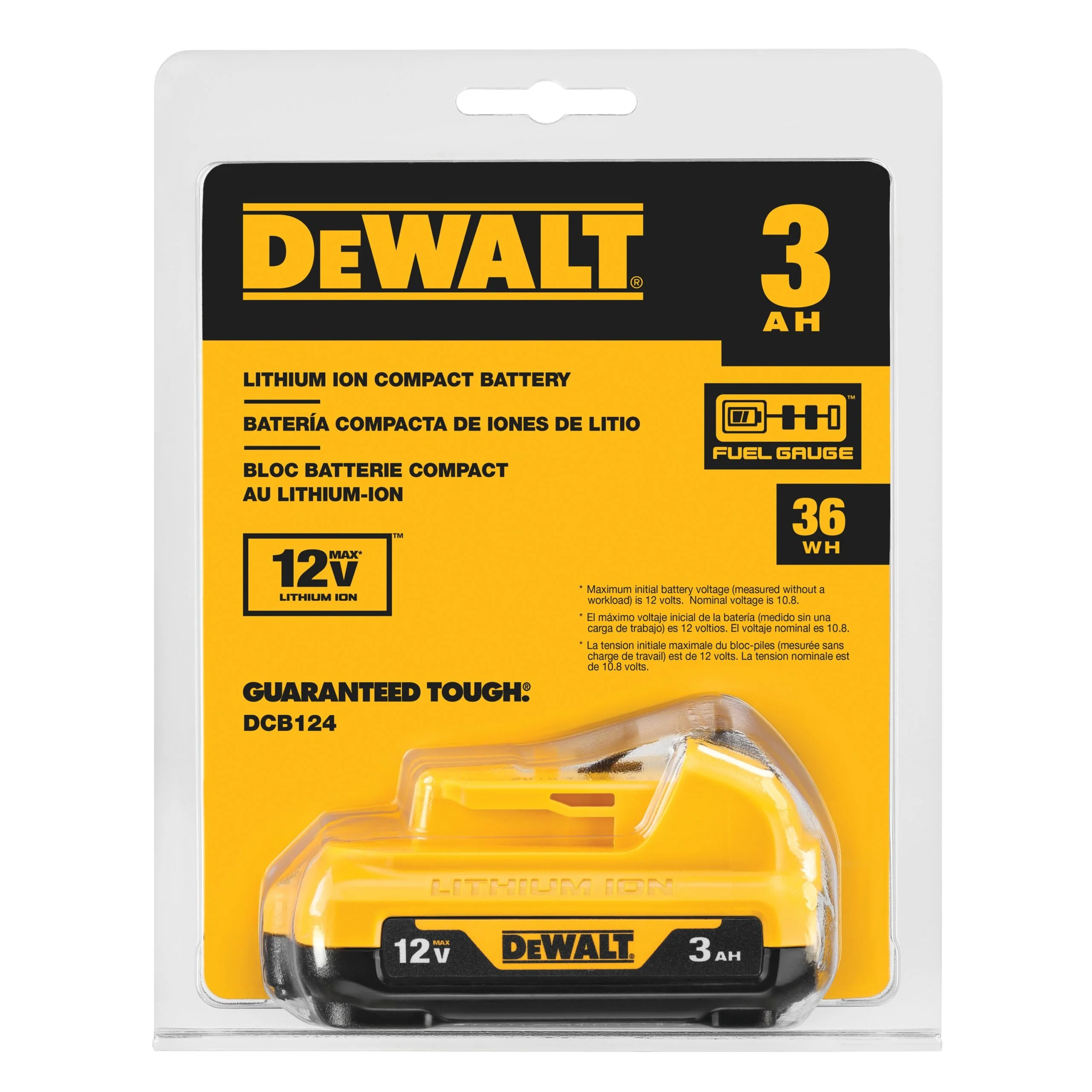DeWALT 12V DCB124 MAX 3.0Ah Lithium-Ion Battery - Image 5