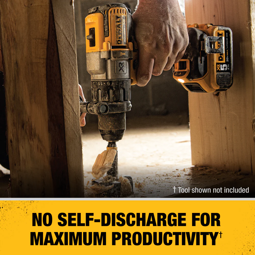 DeWALT 20V (DCB205-2) MAX Lithium-Ion 5.0Ah Battery (2-Pack) - Image 5