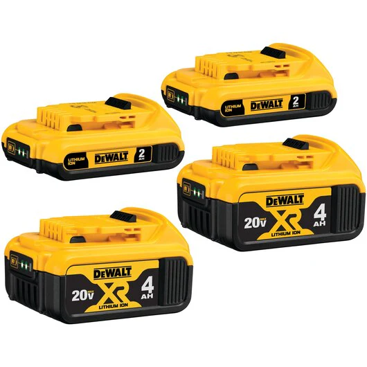 DeWALT 20V (DCB324-4) MAX Lithium-Ion Battery (4-Pack)