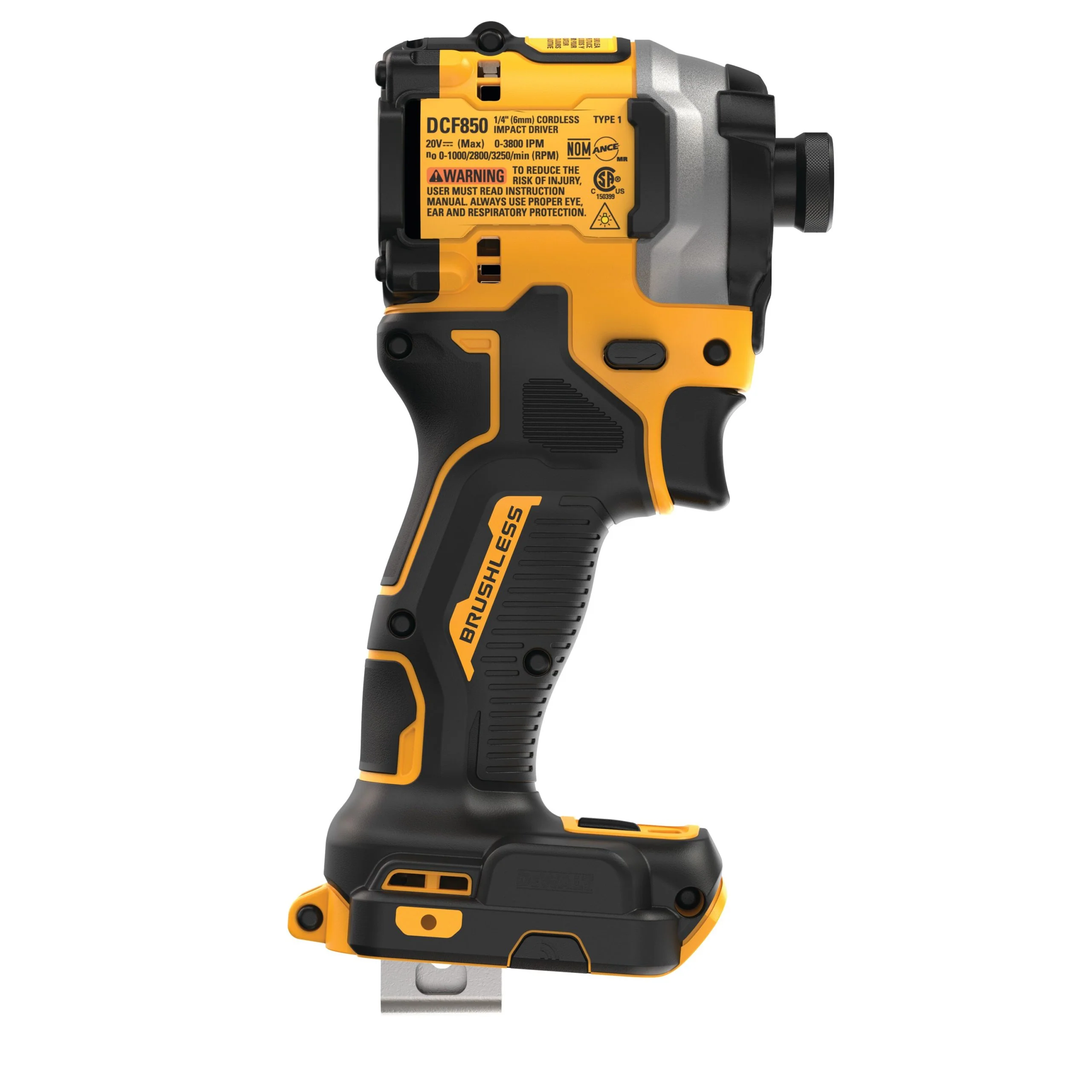 DeWALT 20V DCF850B ATOMIC MAX Impact Driver (Bare Tool) - Image 4