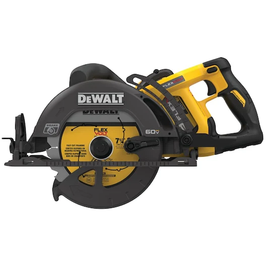 DeWALT DCS577X1 60V MAX FlexVolt 7-1/4 In. Cordless Worm Drive Style Saw 9.0Ah Battery Kit - Image 2
