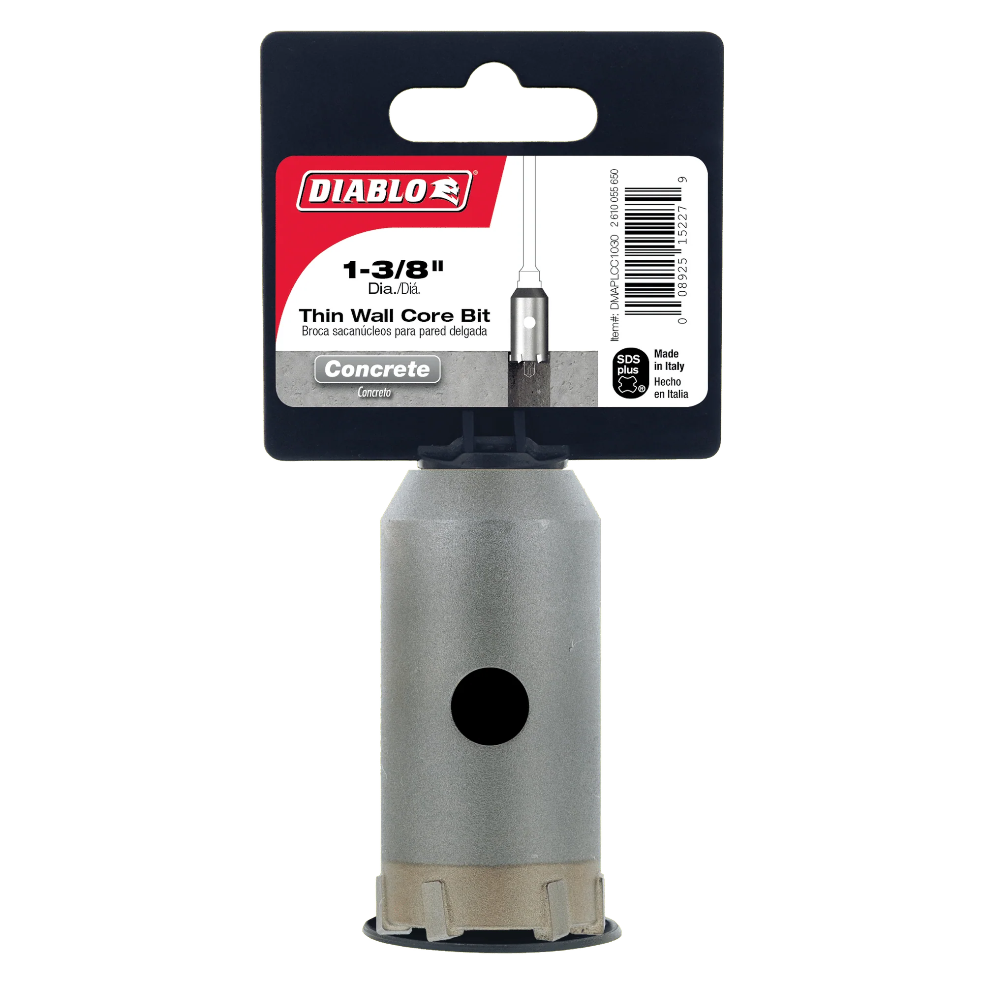 Diablo DMAPLCC1030 1-3/8" SDS-Plus Carbide Tipped Thin Wall Core Bit - Image 2
