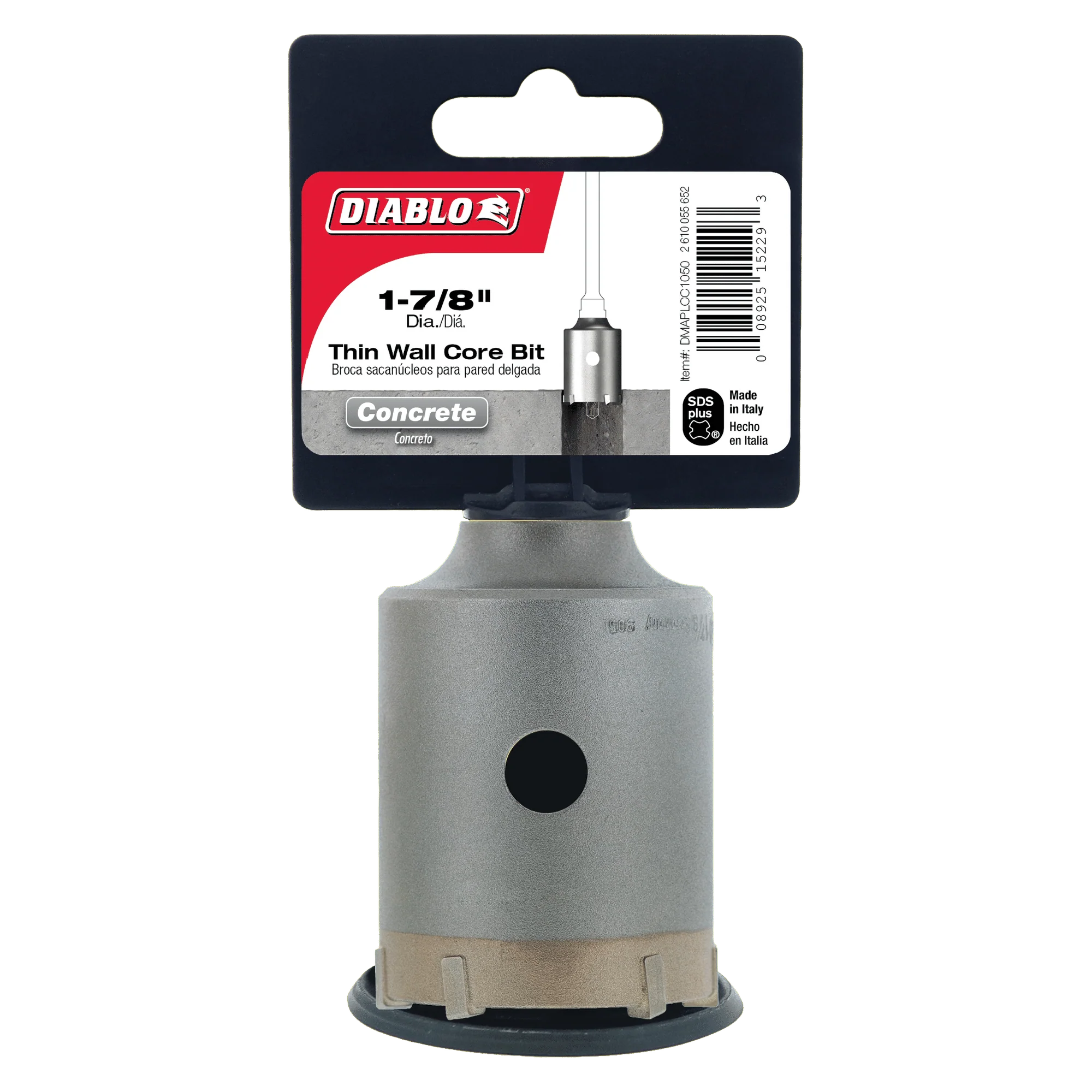 Diablo DMAPLCC1050 1-7/8" SDS-Plus Carbide Tipped Thin Wall Core Bit - Image 2