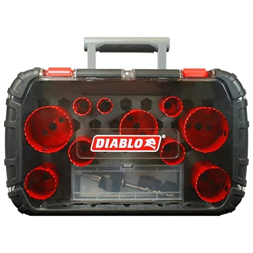 Diablo Tools General Purpose Bi-Metal Hole Saw Set 14pc DHS14SGP - Image 4