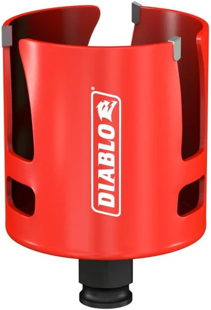 Diablo Demo Demon Carbide Teeth Rough - In Hole Saw - Compatible with SnapLock Plus Mandrel System - 2-1/4" Diameter, 2-3/8" Length - DHS2250CTR - Image 2