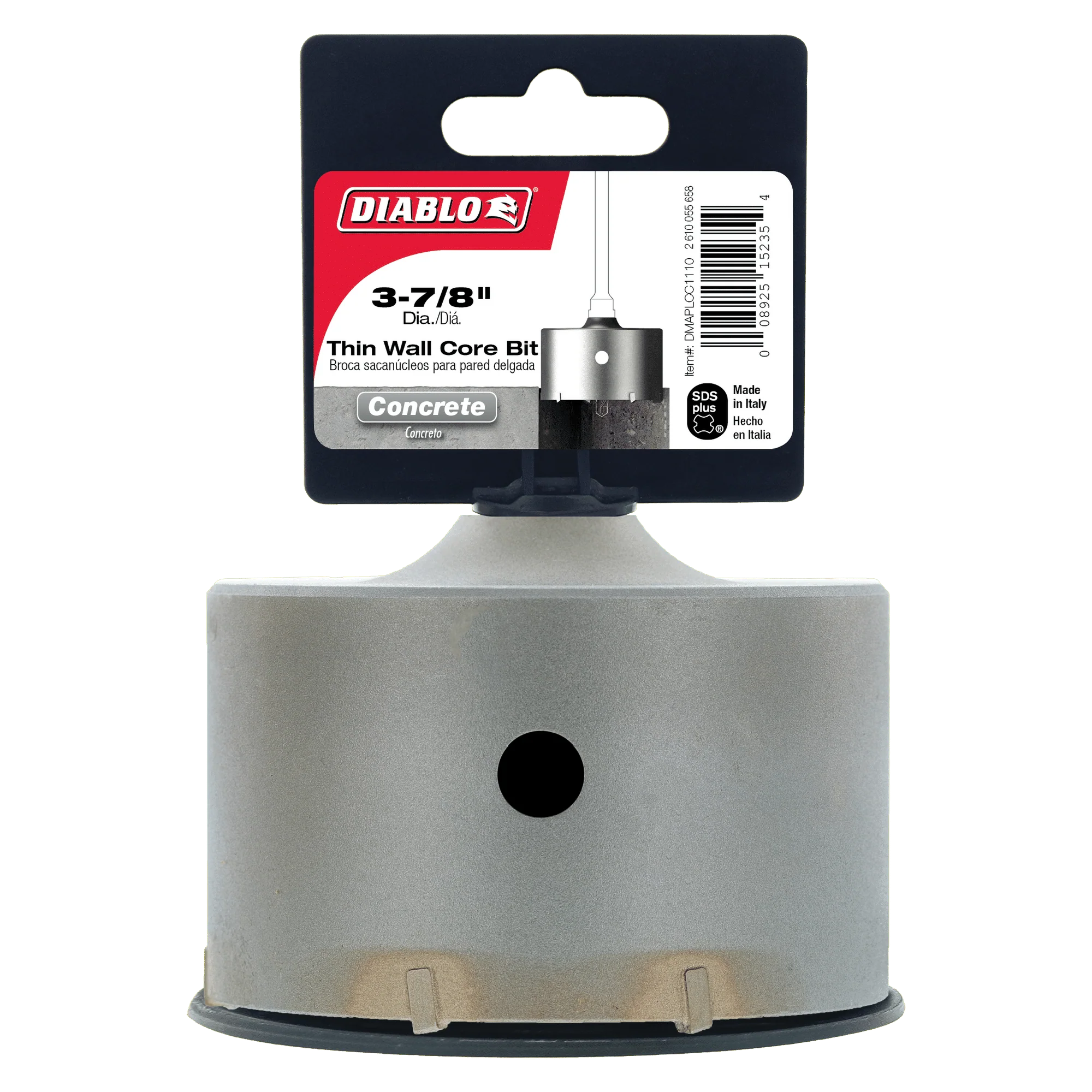 Diablo DMAPLCC1110 3-7/8" SDS-Plus Carbide Tipped Thin Wall Core Bit - Image 2
