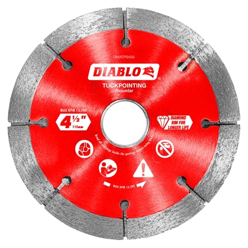 Diablo 4-1/2 in. Diamond Tuck Point Blade for Masonry
