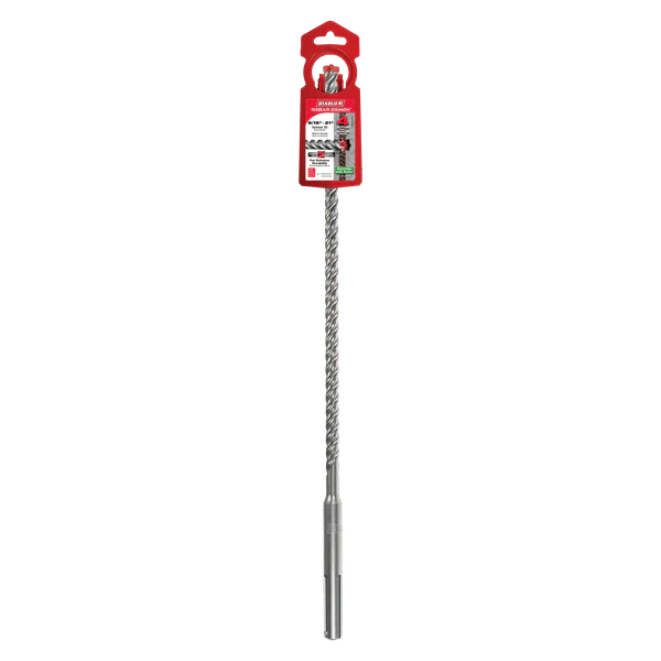 Diablo 9/16" x 16" x 21" Rebar Demon SDS-Max 4-Cutter Full Carbide Head Hammer Drill Bit - Image 2