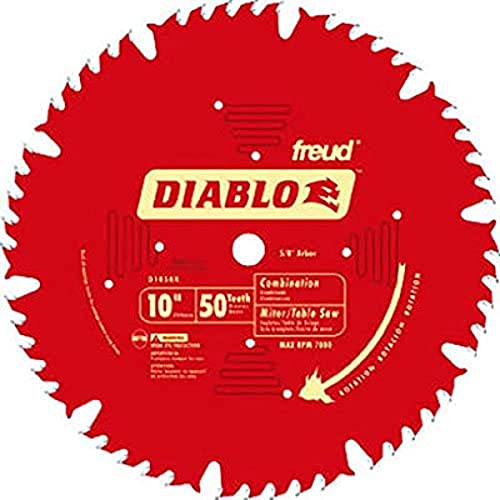 Diablo by Freud Freud D1050X Diablo 10" 50-Tooth ATB Combo Saw Blade w/5/8" Arbor&PermaShield" - Image 2