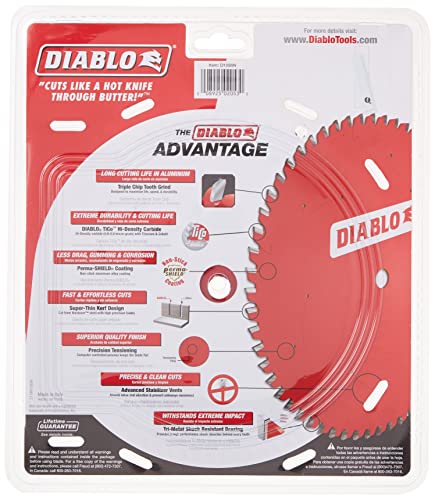 Diablo D1080N Non-Ferrous Metal & Plastic Cutting Saw Blade - Image 6