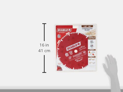 Diablo 12-Inch x 60 Tooth 1in Arbor Combination Saw Blade - Image 5