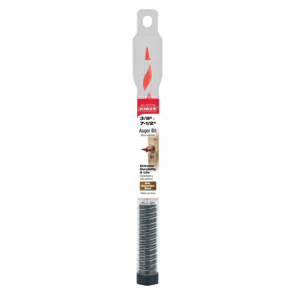 Diablo DAG1030 3/8" x 7-1/2" Auger Bit for Wood & Nail-Embedded Wood - Image 2