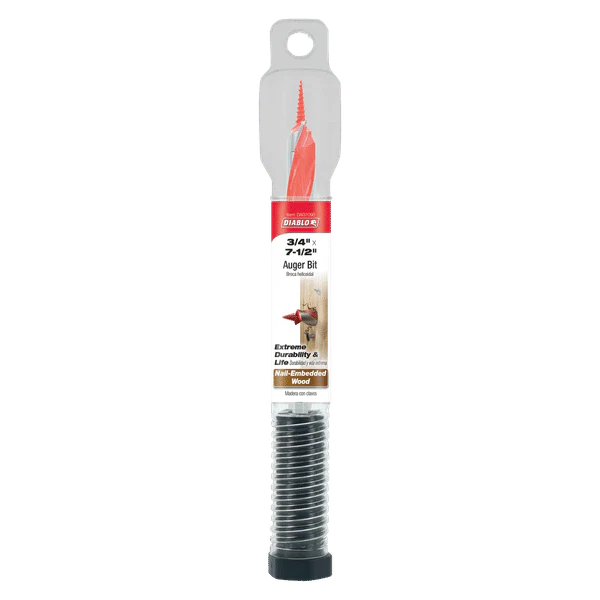 Diablo DAG1090 3/4" x 7-1/2" Auger Bit for Wood & Nail-Embedded Wood - Image 2