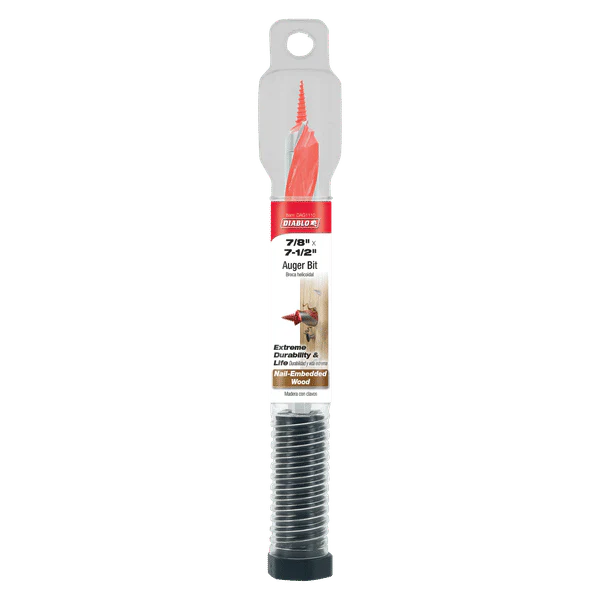 Diablo DAG1110 7/8" x 7-1/2" Auger Bit for Wood & Nail-Embedded Wood - Image 2