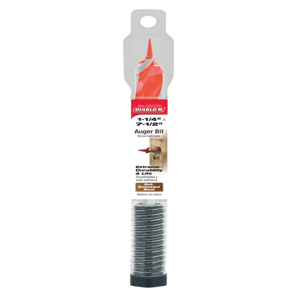 Diablo DAG1150 1-1/4" x 7-1/2" Auger Bit for Wood & Nail-Embedded Wood - Image 2