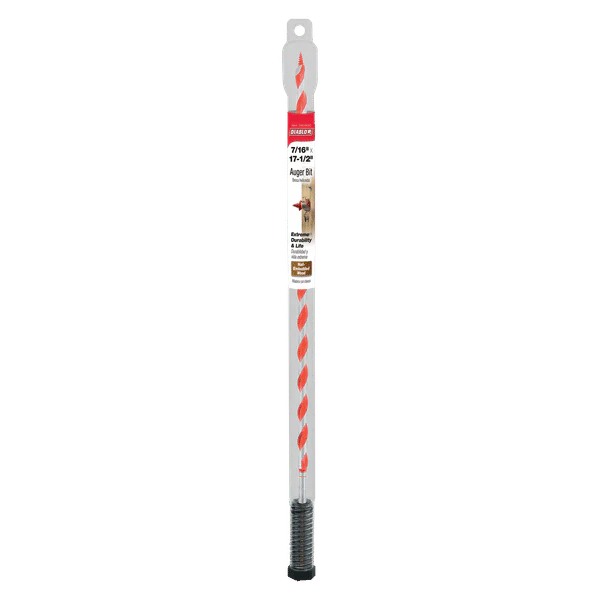 Diablo DAG3020 7/16" x 17-1/2" Auger Bit for Wood & Nail-Embedded Wood - Image 2