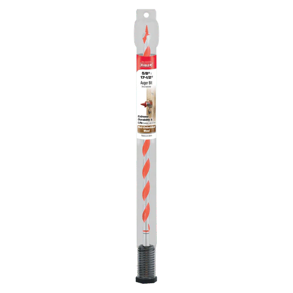 Diablo DAG3050 5/8" x 17-1/2" Auger Bit for Wood & Nail-Embedded Wood - Image 2