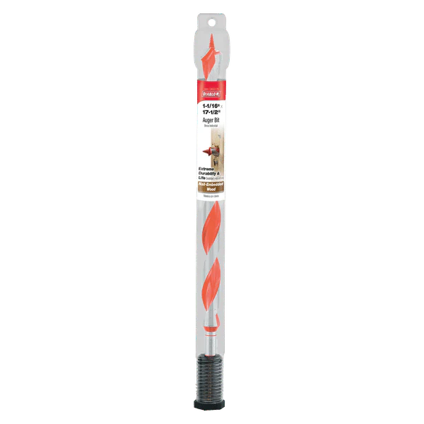 Diablo DAG3120 1-1/16" x 17-1/2" Auger Bit for Wood & Nail-Embedded Wood - Image 2