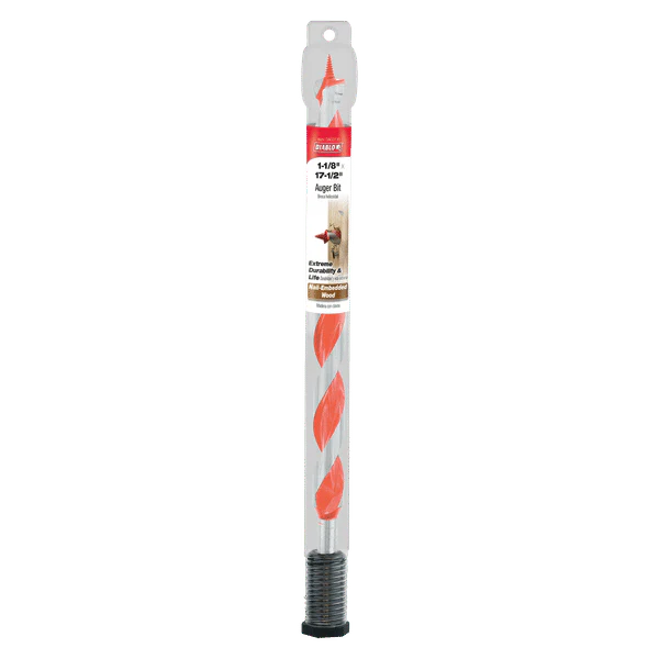 Diablo DAG3130 1-1/8" x 17-1/2" Auger Bit for Wood & Nail-Embedded Wood - Image 2