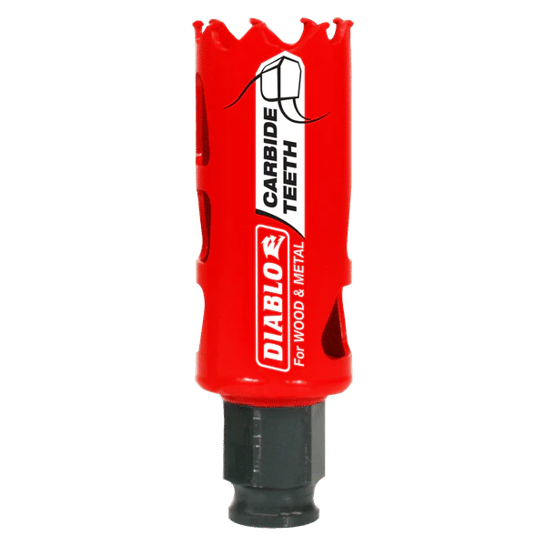 Diablo DHS1125CT 1-1/8 in. Carbide Hole Saw with 2-3/8 in. Cutting Depth