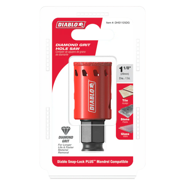 Diablo DHS1125DG 1-1/8" Diamond Grit Hole Saw - Image 2
