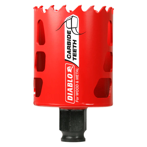 Diablo DHS2125CT 2-1/8 in. Carbide Hole Saw with 2-3/8 in. Cutting Depth