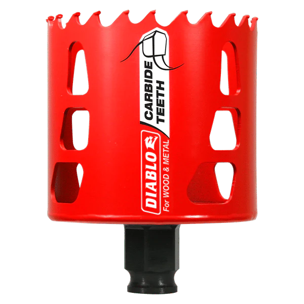 Diablo DHS2750CT 2-3/4 in. Carbide Hole Saw with 2-3/8 in. Cutting Depth