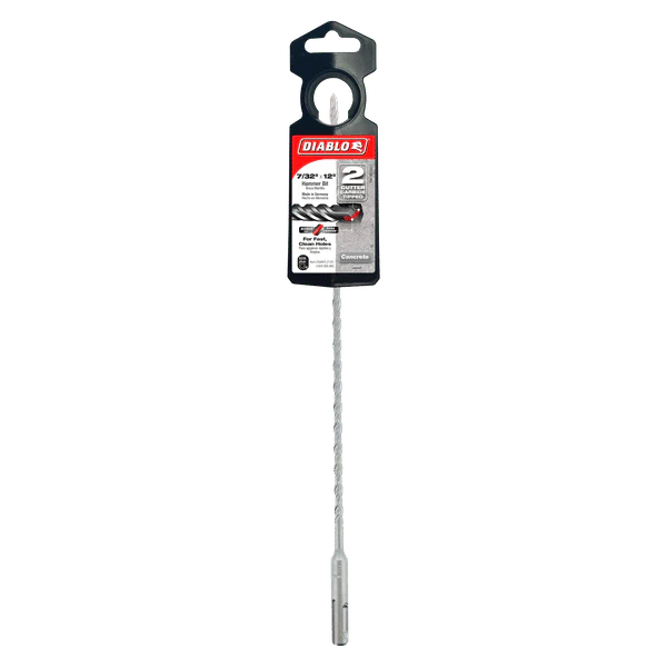 Diablo DMAPL2120 7/32" x 10" x 12" SDS-Plus 2-Cutter Carbide-Tipped Hammer Drill Bit - Image 2